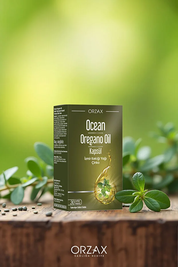 İzmir Kekiği (Origanum Onites L.) Yağı - Çinko - Oregano Oil - 30 Kapsül